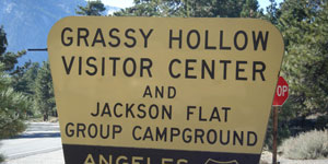 Grassy Hollow Visitor Center in Wrightwood, CA