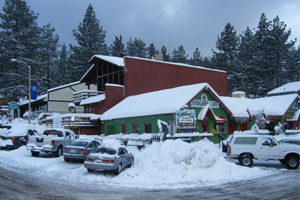 Snow on Local Businesses in Wrightwood CA.