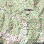 Map of Table Mountain Campground - Wrightwood CA