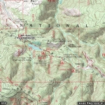 Map of Mountain Oak Campground - Wrightwood CA