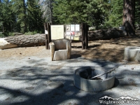 Message Board in Jackson Flat Group Campground - Wrightwood CA Camping