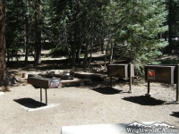 Campsite in Jackson Flat Group Campground - Wrightwood CA Camping