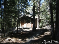 Restrooms in Jackson Flat Group Campground - Wrightwood CA Camping