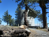 Lookout tower in Jackson Flat Group Campground - Wrightwood CA Camping