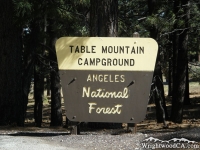 Table Mountain Campground - Wrightwood CA Camping