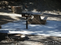 Campsites in Apple Tree Campground - Wrightwood CA Camping