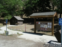 Message Board in Apple Tree Campground - Wrightwood CA Camping