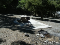 Campsite in Apple Tree Campground - Wrightwood CA Camping