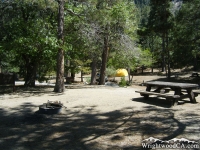 Campsite in Lake Campground - Wrightwood CA Camping