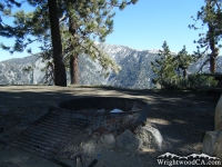 Campsite in Guffy Campground - Wrightwood CA Camping