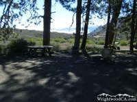 Campsite in Guffy Campground - Wrightwood CA Camping