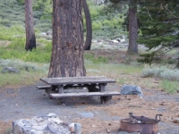 Campsite in Lupine Campground - Wrightwood CA Camping