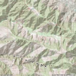 Map of Fish Fork - Wrightwood CA