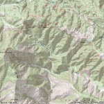 Map of Vincent Gulch - Wrightwood CA