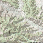 Map of Slover Canyon - Wrightwood CA