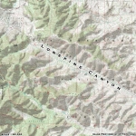 Map of Lone Pine Canyon - Wrightwood CA