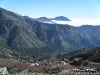 Prairie Fork below Pine Mountain Ridge with Iron Mountain in background - Wrightwood CA