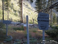 Pine Mountain Ridge/Fish Fork Trail head in Prairie Fork, near Lupine Campground entrance - Wrightwood CA