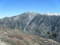 Prairie Fork below Pine Mountain as viewed from Blue Ridge - Wrightwood CA