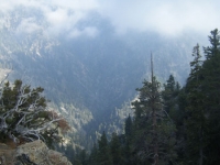 Clouds coming in over Fish Fork - Wrightwood CA