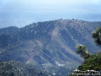 Looking at Circle Mountain from the top of Slover Canyon - Wrightwood CA