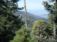 Looking down toward Jackson Lake from Table Mountain - Wrightwood CA