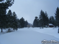 Swarthout Valley with snow - Wrightwood CA