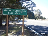 Vincent Gap (top of Vincent Gulch) - Wrightwood CA