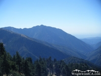 Iron Mountain (left) above San Gabriel River Basin (right) - Wrightwood CA