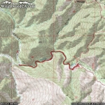 Map of Prairie Fork Trail - Wrightwood CA Hiking