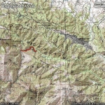 Prairie Fork Trail Area Map - Wrightwood CA Hiking