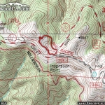 Map of Lightning Ridge Nature Trail - Wrightwood CA Hiking
