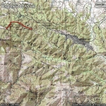 Pacific Crest Trail (Vincent Gap to Inspiration Point) Area Map - Wrightwood CA Hiking