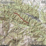 Pacific Crest Trail (Inspiration Point to Guffy Campground) Area Map - Wrightwood CA Hiking