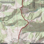 North Backbone Trail Map (Second Half) - Wrightwood CA Hiking