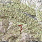 Fish Fork Trail Area Map - Wrightwood CA Hiking