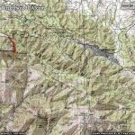 Bighorn Trail Area Map - Wrightwood CA Hiking