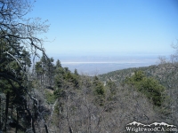 Looking toward the High Desert from Lightning Ridge Trail - Wrightwood CA Hiking