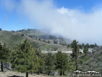 Looking at Inspiration Point from Lightning Ridge Nature Trail - Wrightwood CA Hiking