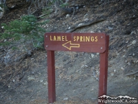 Lamel Springs cutoff from Mt Baden Powell Trail - Wrightwood CA Hiking