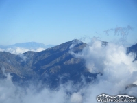 Pine Mountain viewed from Mt Baden Powell Trail - Wrightwood CA Hiking