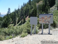 Bighorn Mine Trail at Mine Gulch Trail split - Wrightwood CA Hiking