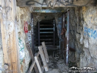 Main mining tunnel at Bighorn Mine - Wrightwood CA Hiking