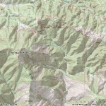 Map of Mt Baden Powell - Wrightwood CA