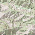 Map of Iron Mountain - Wrightwood CA