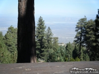 High Desert as viewed from a campsite in Table Mountain Campground - Wrightwood CA Mountains