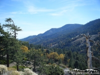 Looking down Swarthout Valley from Table Mountain - Wrightwood CA Mountains