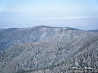 Pine Mountain Ridge (bottom) and Blue Ridge (top) - Wrightwood CA Mountains