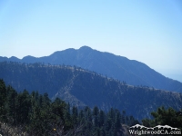 Pine Mountain Ridge in front of Iron Mountain - Wrightwood CA Mountains