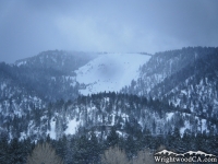 Heath Canyon Landslide on Wright Mountain after winter storm - Wrightwood CA Mountains